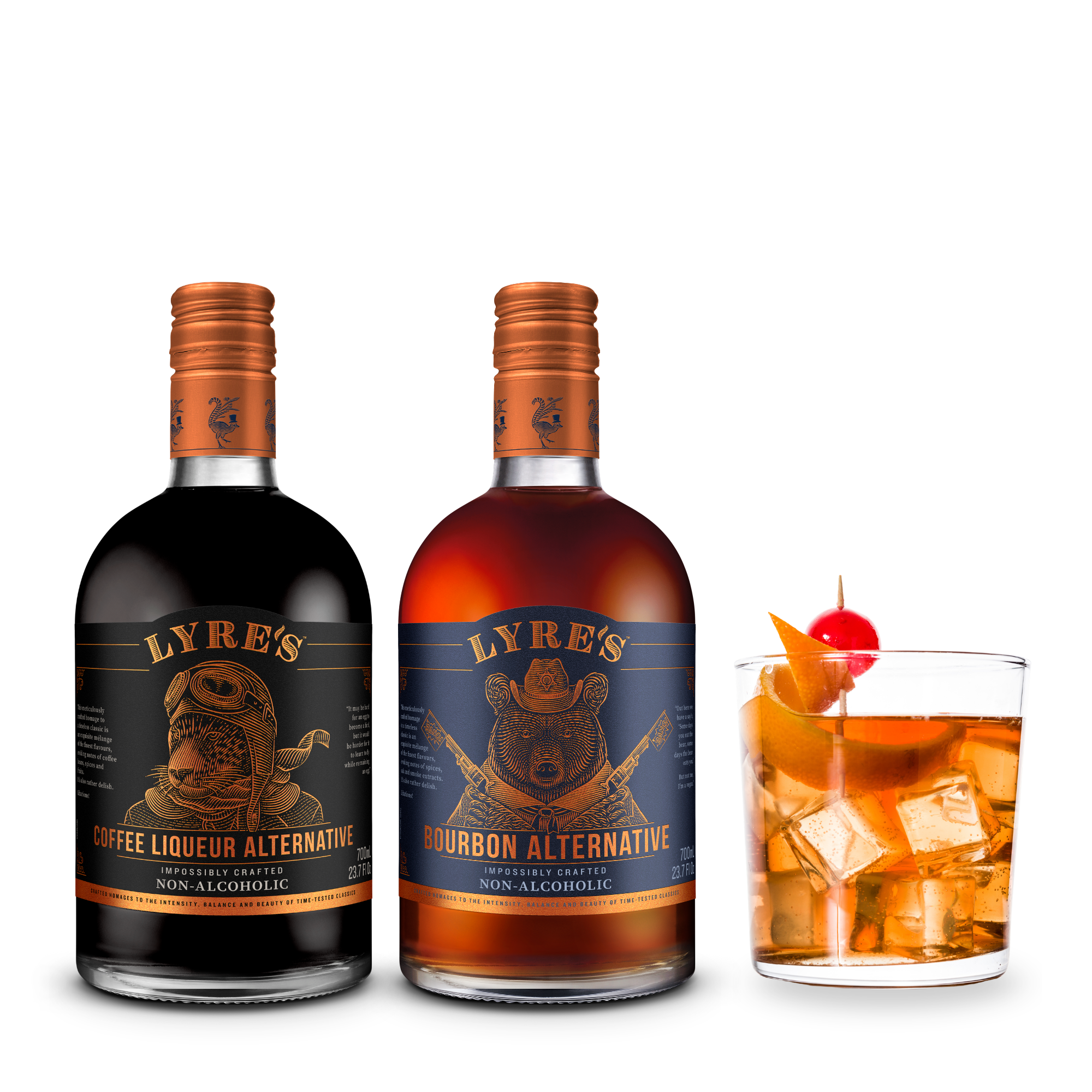Non-Alcoholic Coffee Old Fashioned Cocktail Set | Lyre's