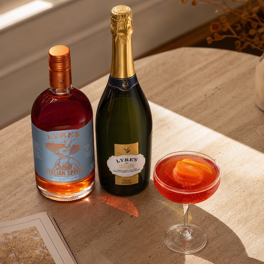 Non-Alcoholic Pomegranate Spritz | Autumn Spritz Mocktail