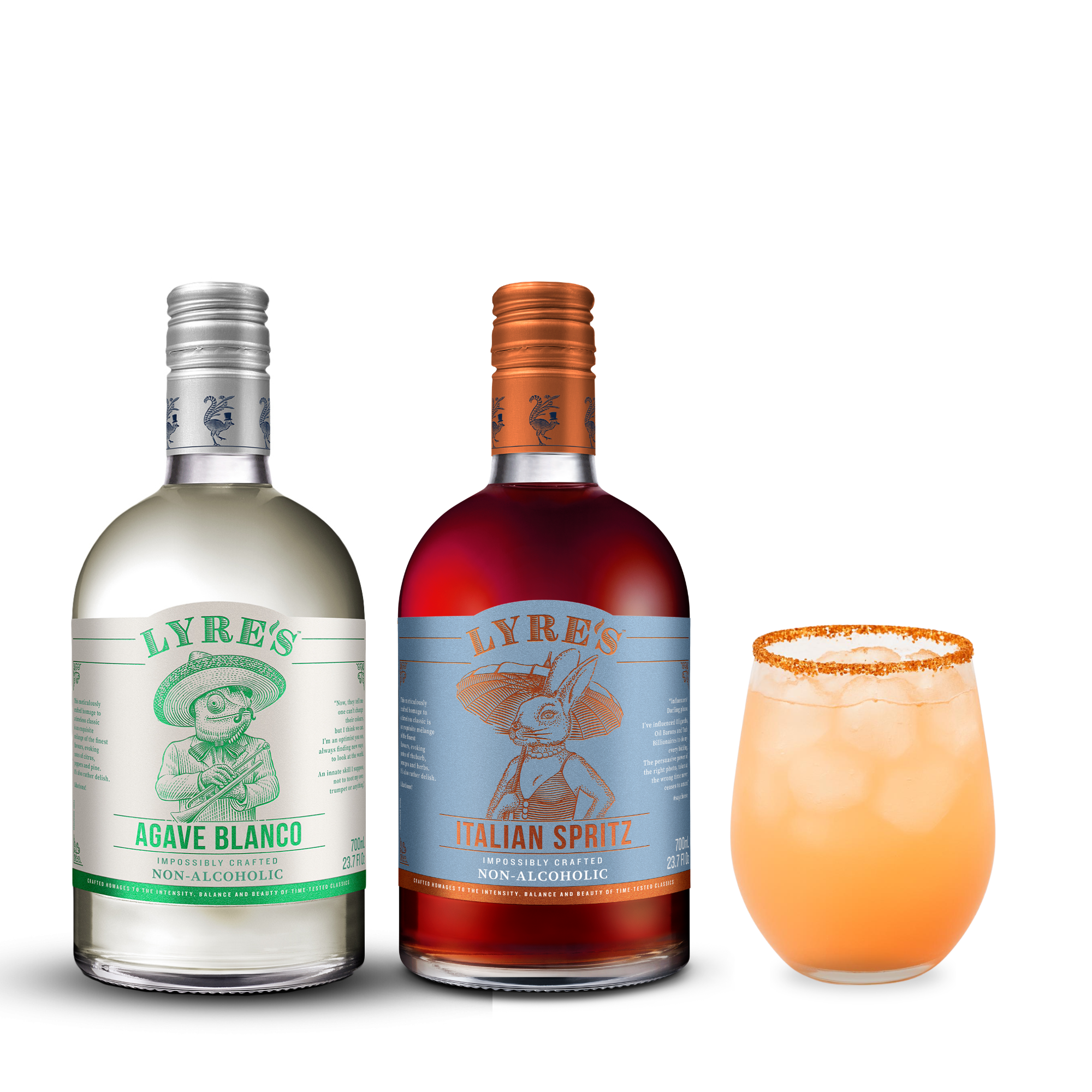 Lyrebird Handle Set | Non-Alcoholic Tequila Cocktail Set | Lyre's