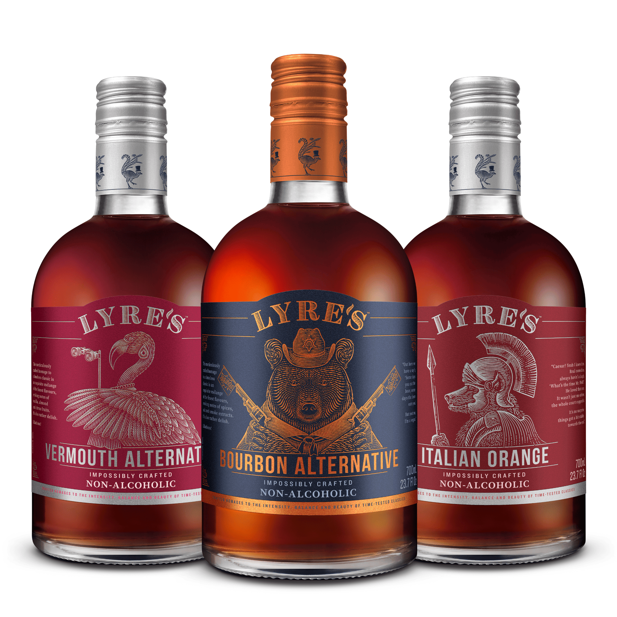 邦楽 D'ERLANGER CIPHER LIQUEUR SET Non-Alcoholic Boulevardier Cocktail Set | Lyre's