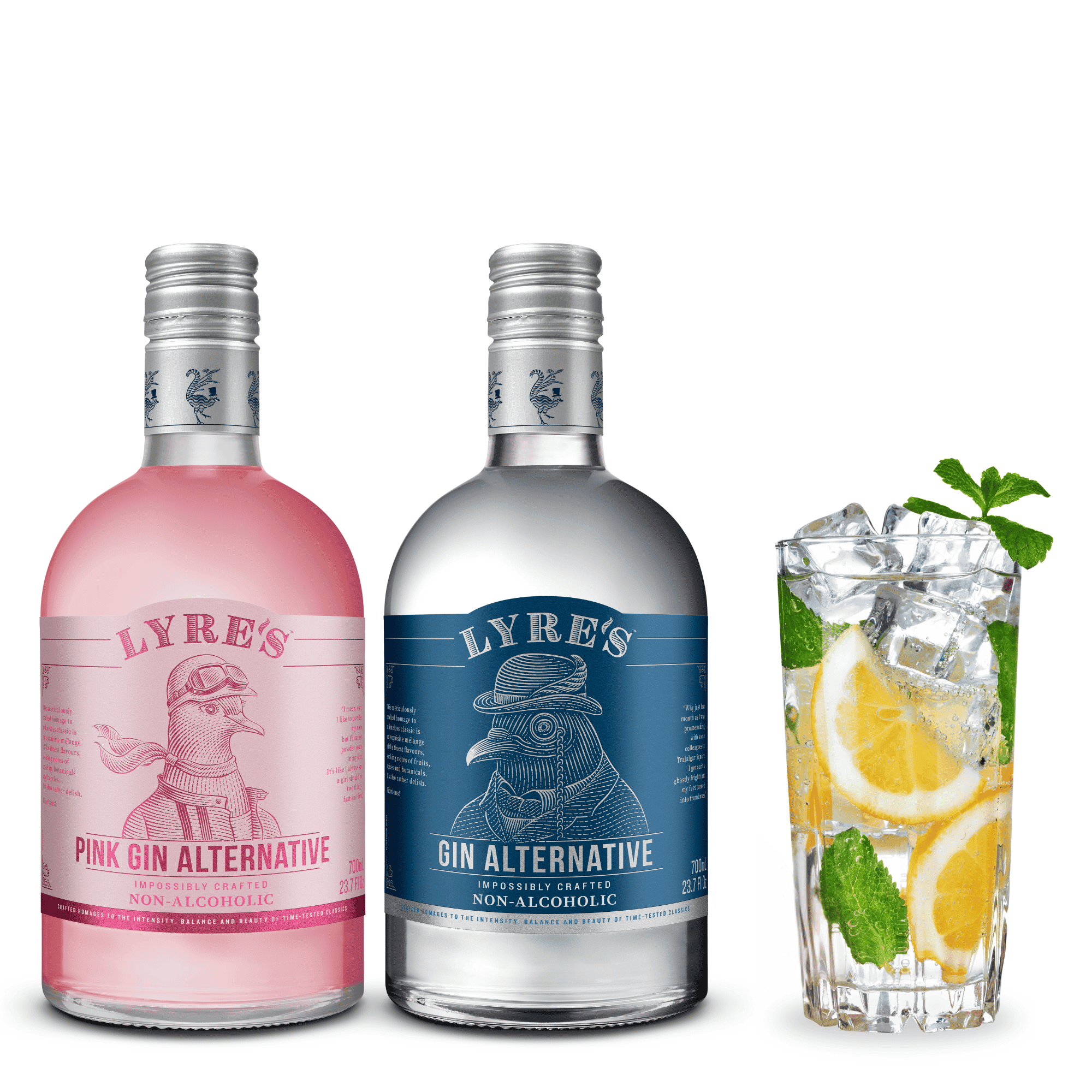 Non-Alcoholic The Love Bird Cocktail Set | Lyre's