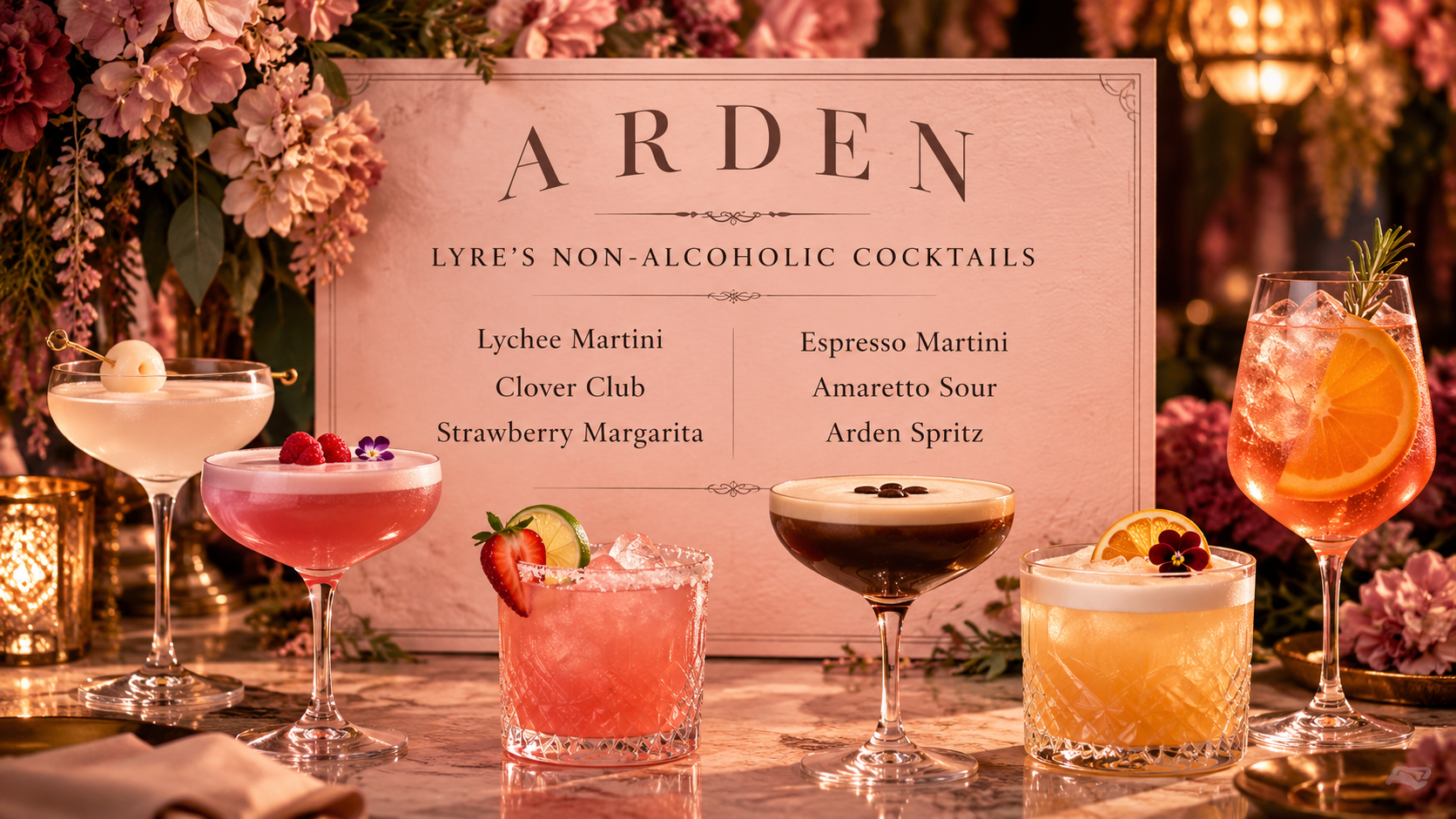 Lyre's Non-Alcoholic Cocktails Join the Menu at Arden West Hollywood