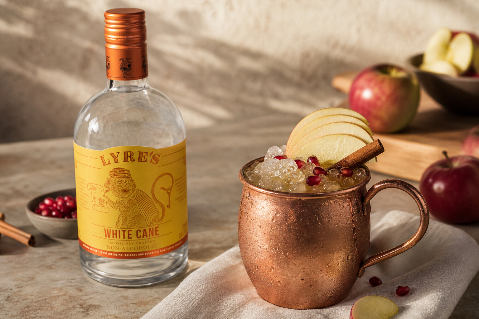 Non-Alcoholic Apple Cider Moscow Mule Recipe for Fall