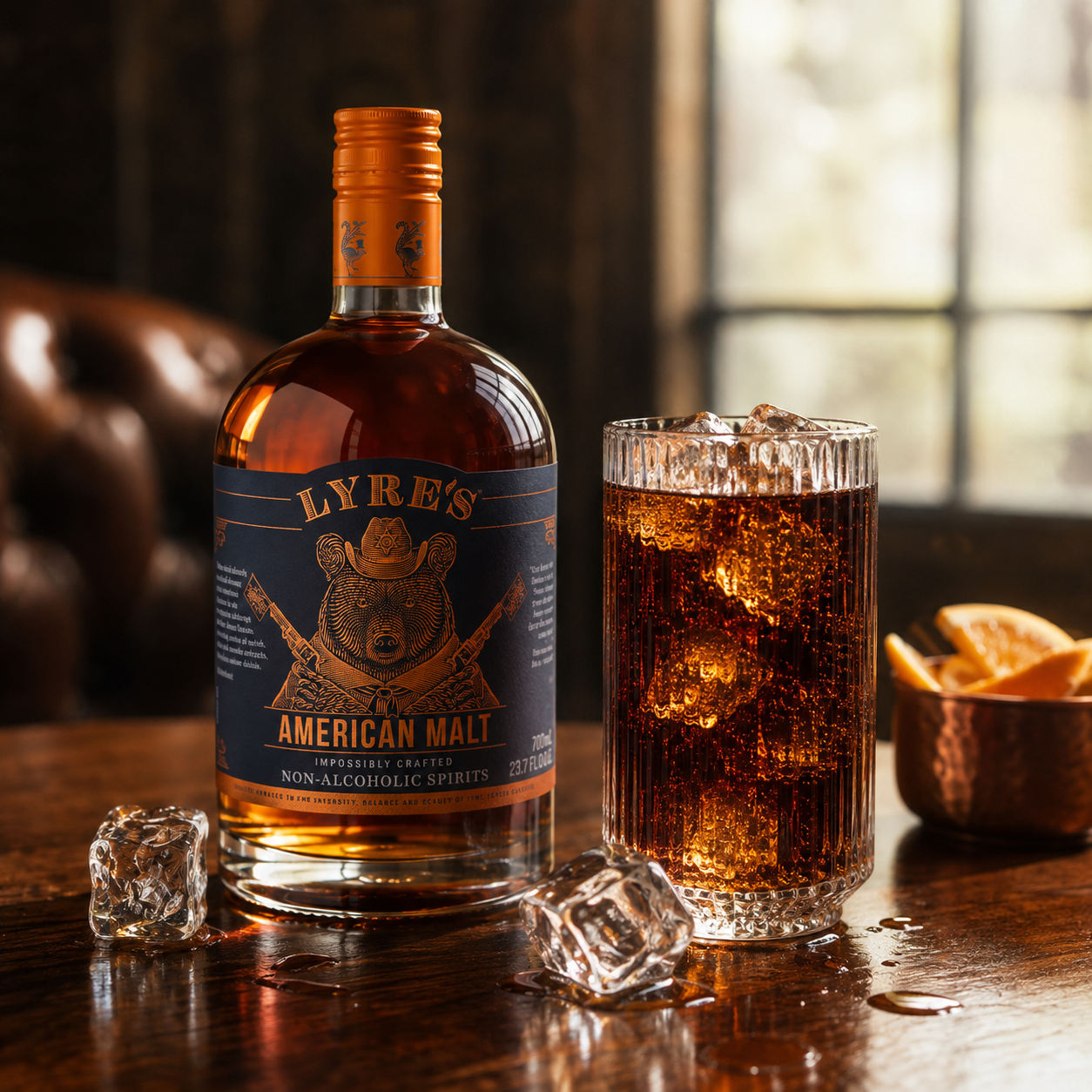 Non-Alcoholic American Malt - Bourbon & Coke Recipe