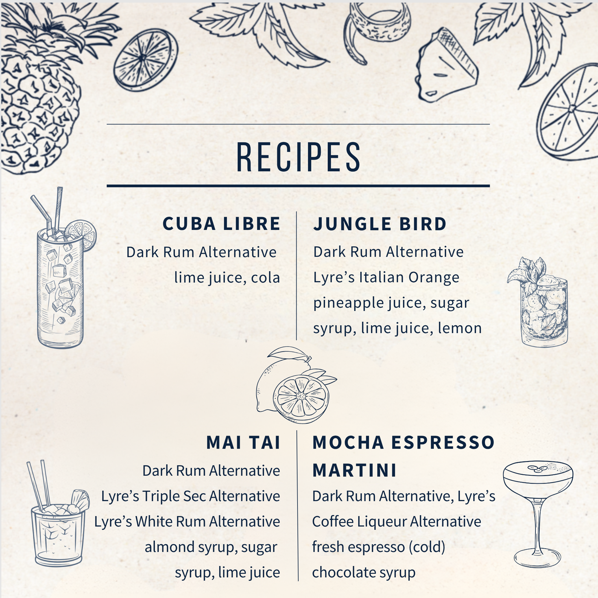 Dark Rum Alternative