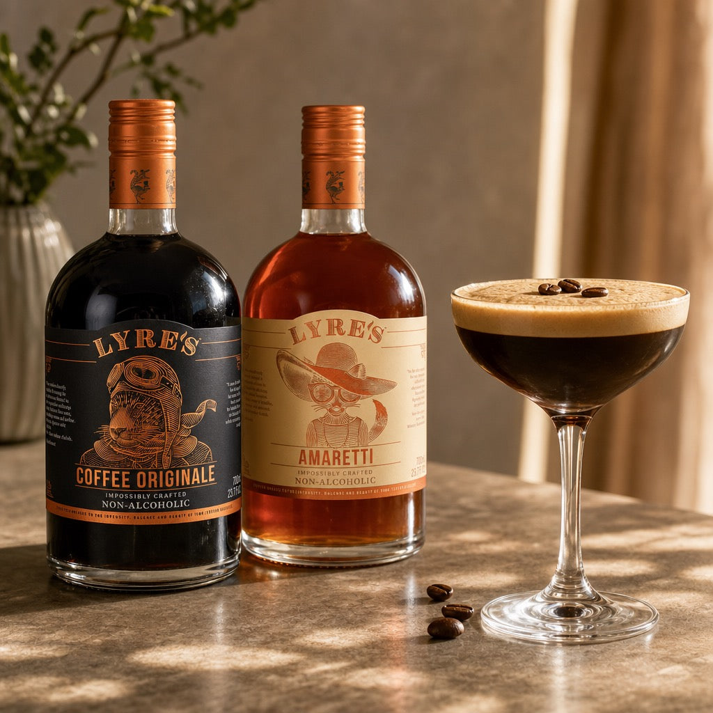 Lyre’s non-alcoholic Almond Espresso Martini