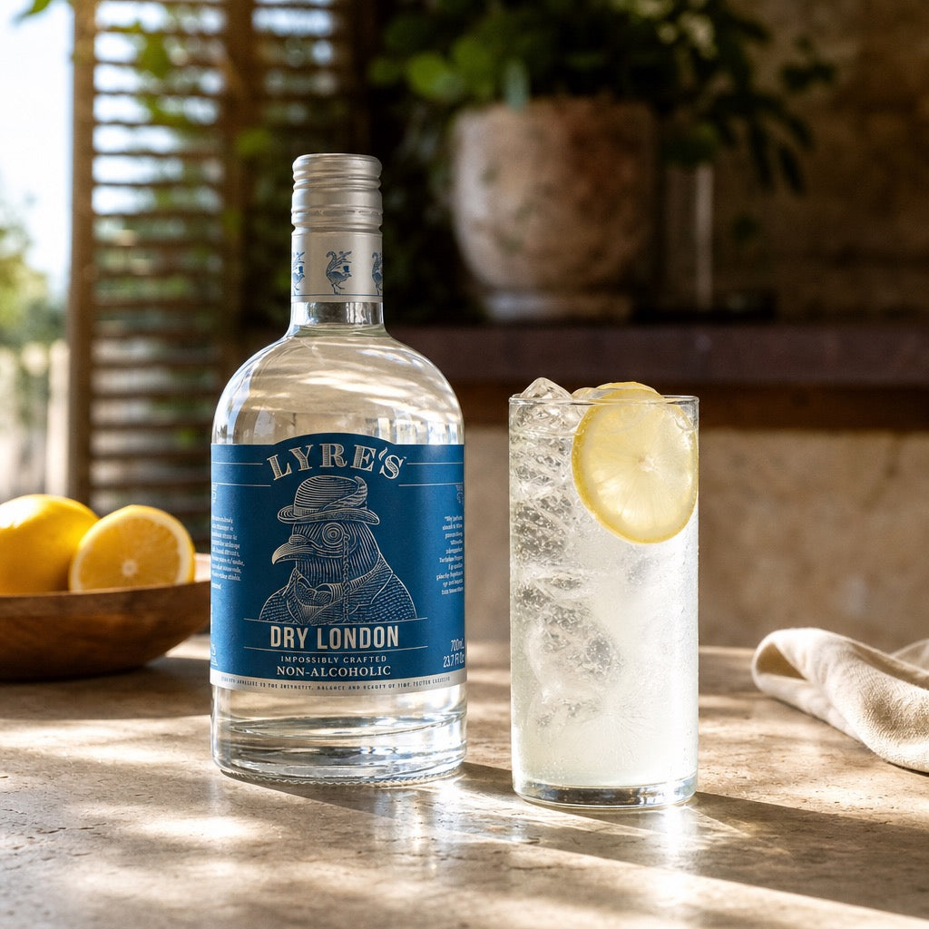 Non-Alcoholic Dry Collins Mocktail Recipe