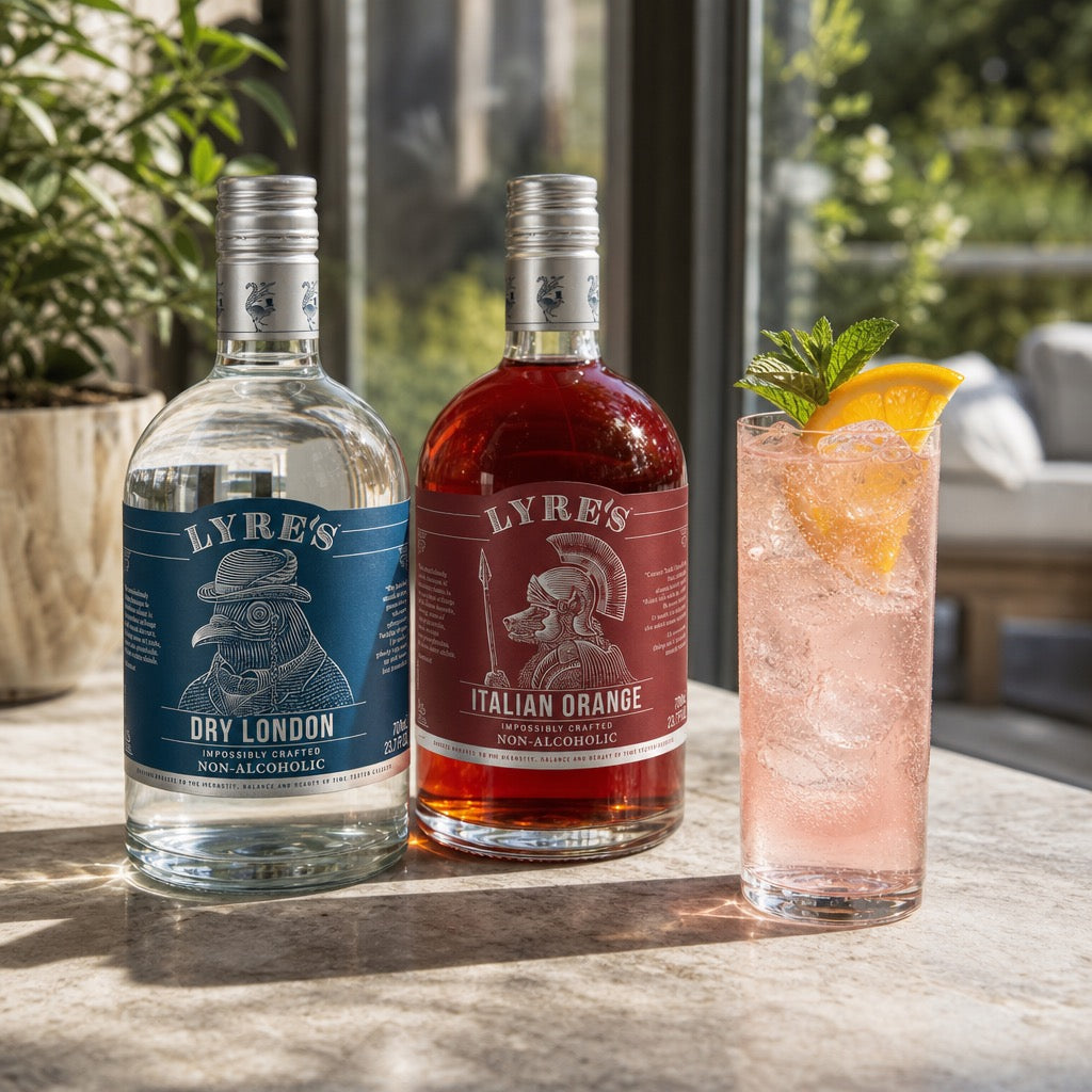 Non-Alcoholic Pink Gin Fizz Mocktail Recipe