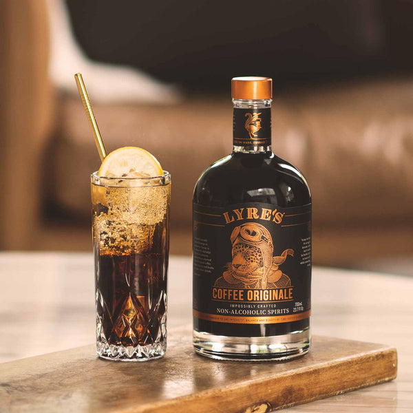 Non-Alcoholic Coffee Highball | Coffee Tonic Mocktail