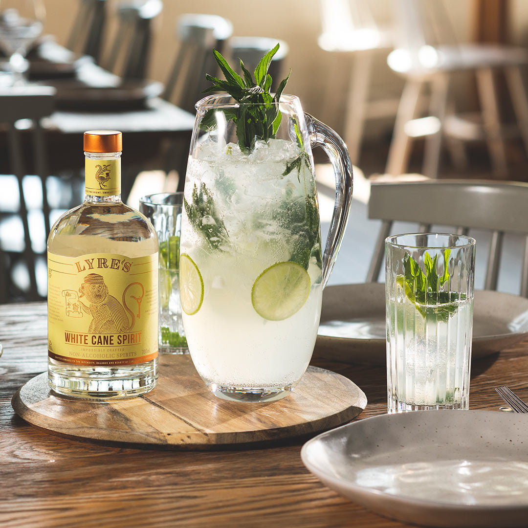 Non-Alcoholic Mojito Pitcher Mocktail Recipe | Lyre's