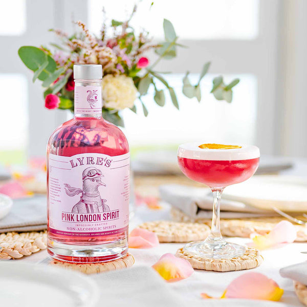 Non-Alcoholic Pink Lady Gin Recipe | Pink Lady Mocktail
