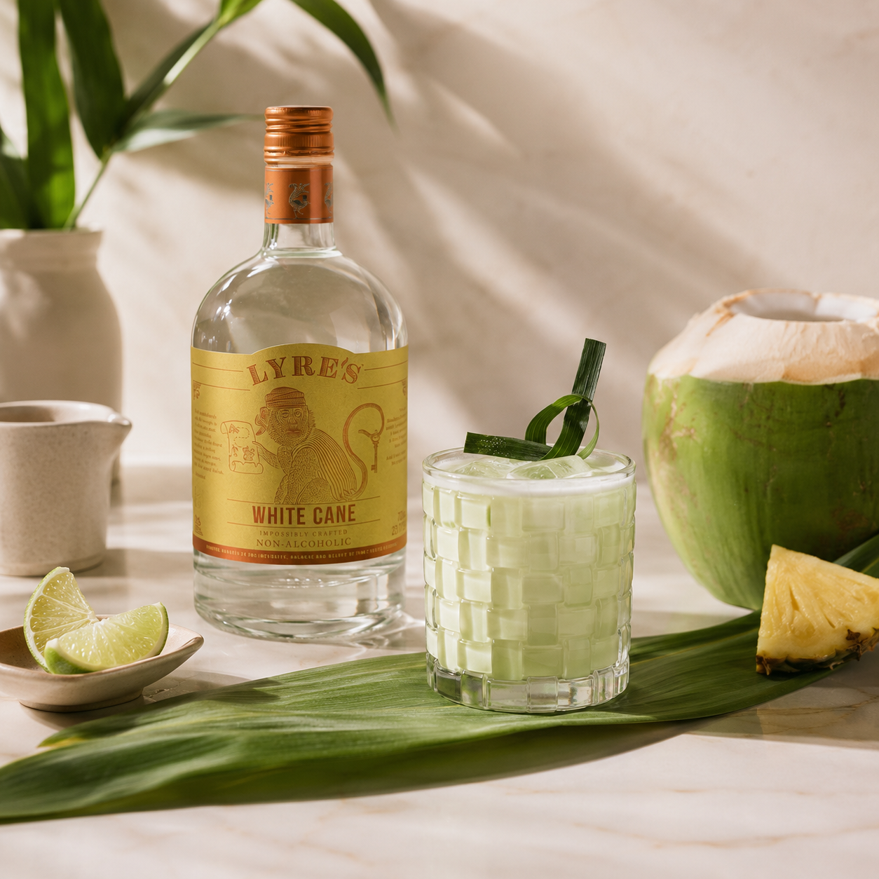 Lyre's Clarified Pandan Colada