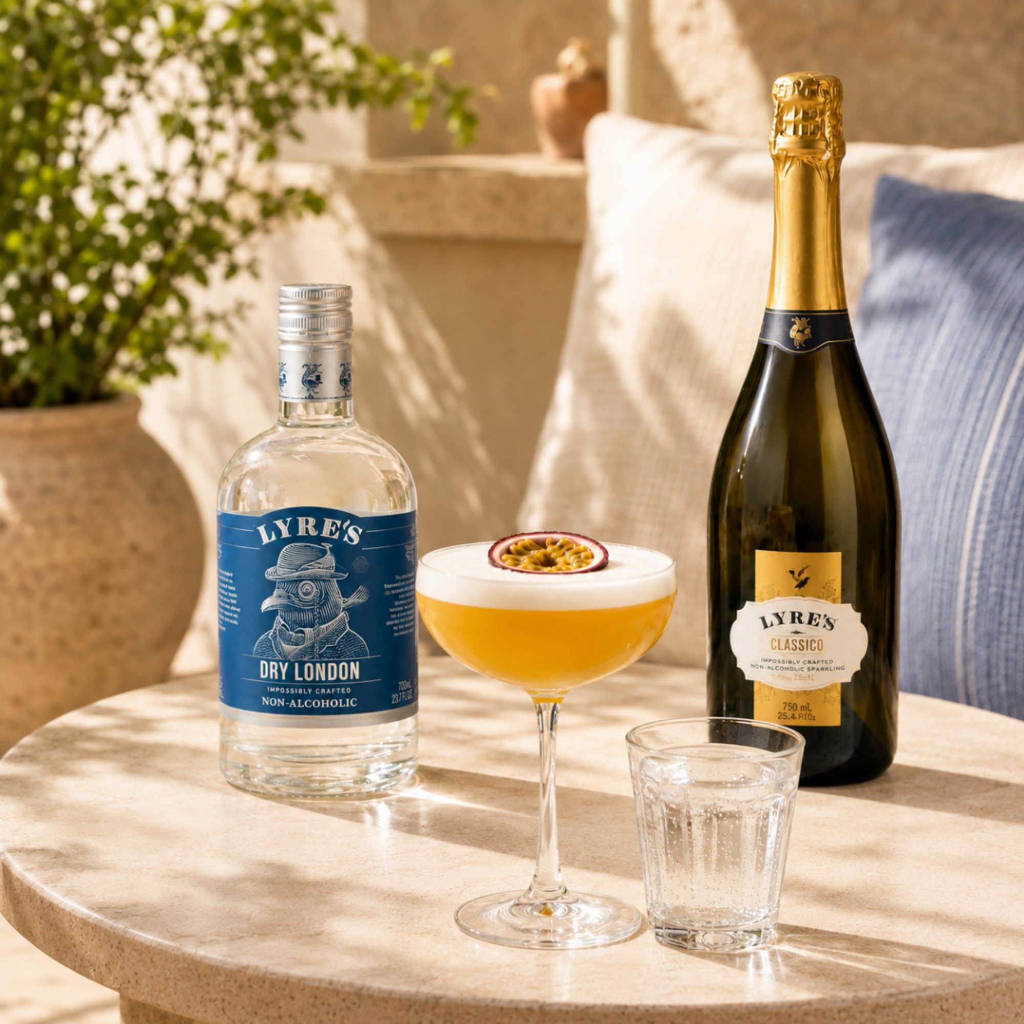 Non-alcoholic passionstar martini (a homage to the porn star martini)