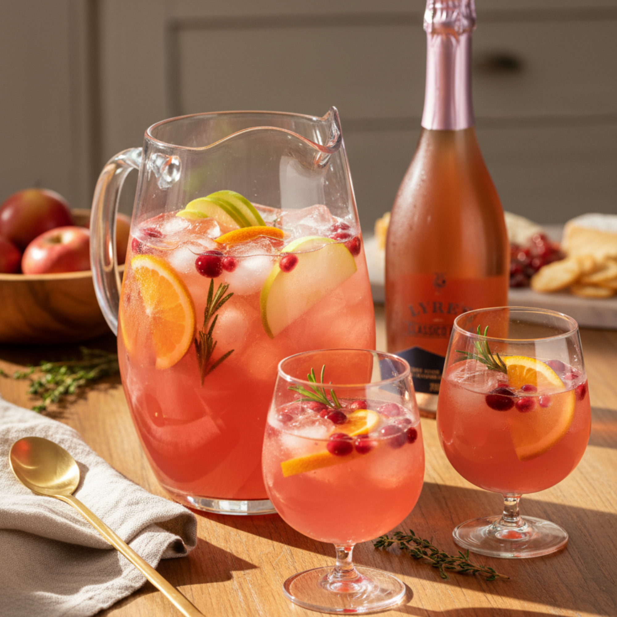 Lyre's Cranberry Rose Punch