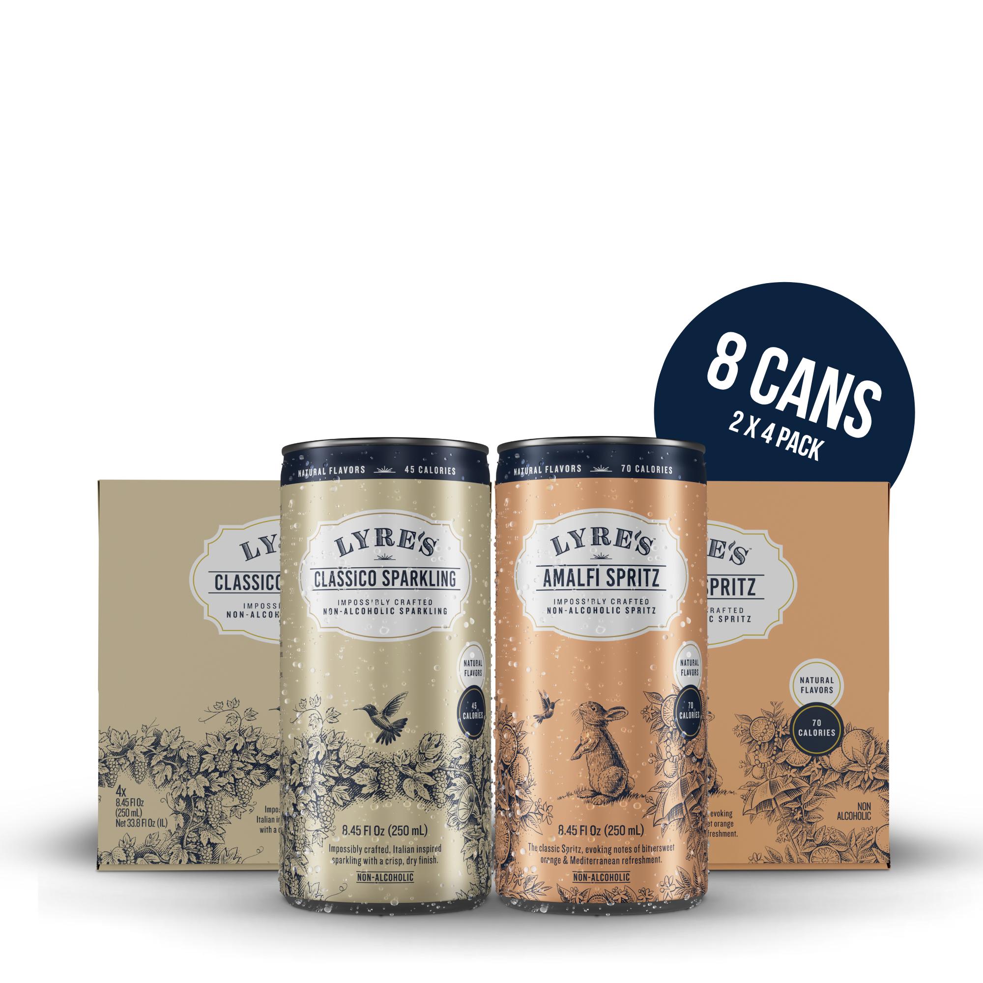 Non Alcoholic Sparkling Escape 8 Pack