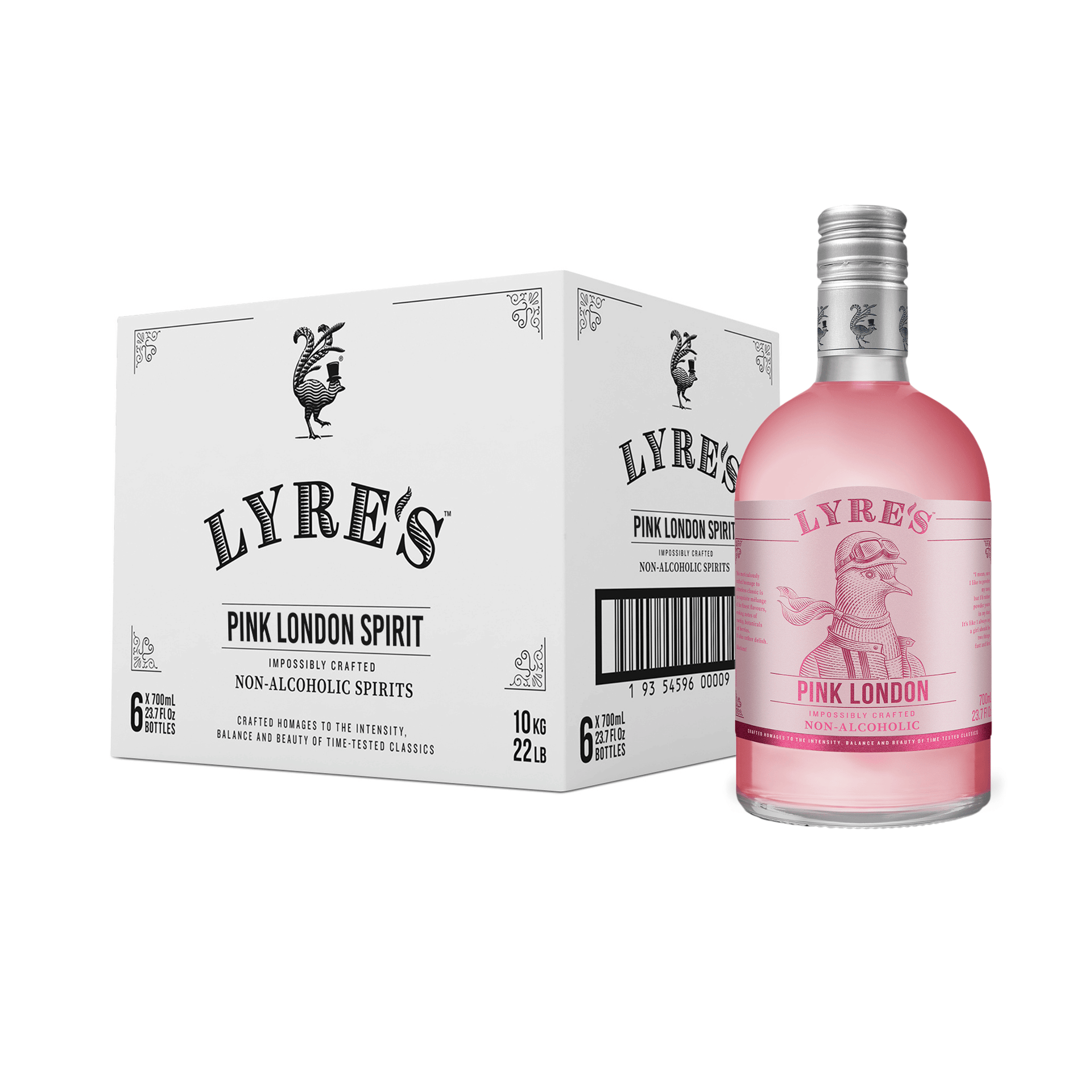 Pink London – Non-Alcoholic Alternative (Case of 6) | Lyre's