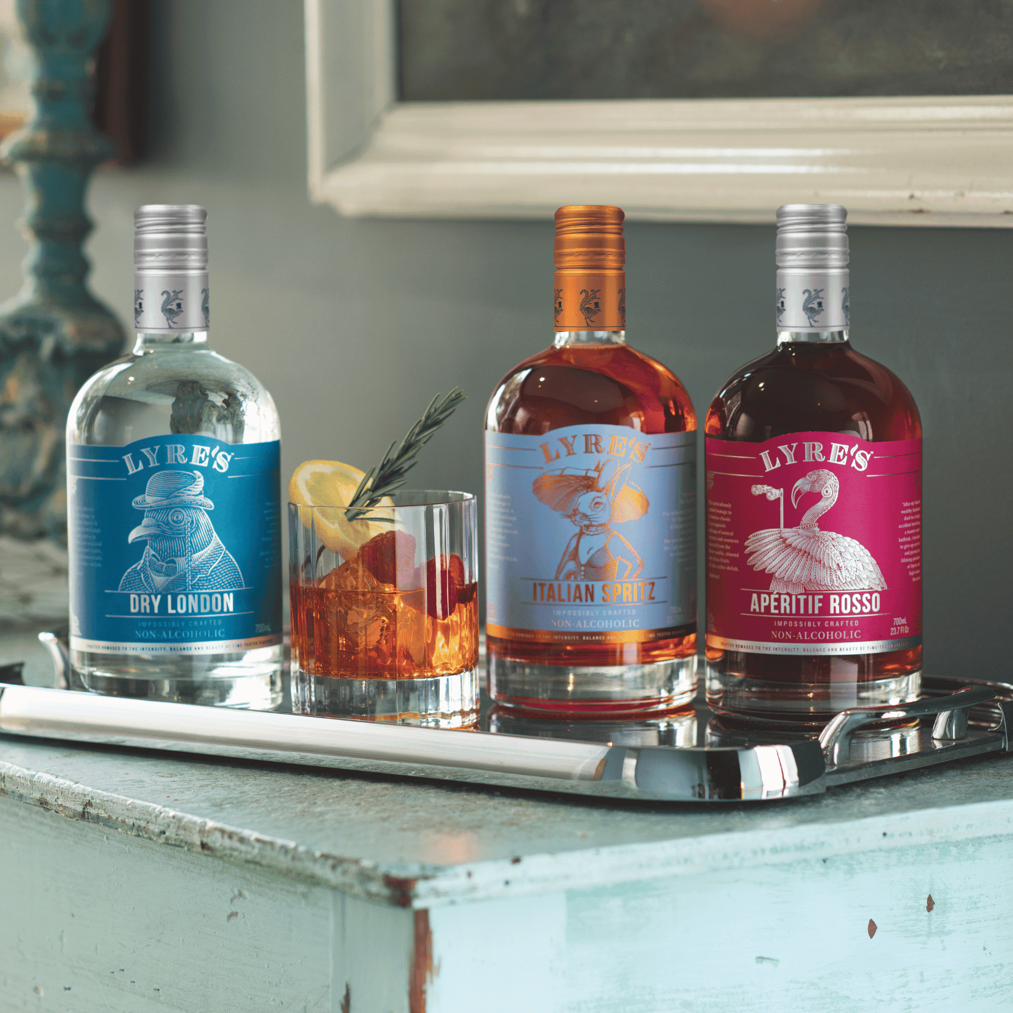 Non-Alcoholic Rosa Negroni Cocktail Set | Lyre's
